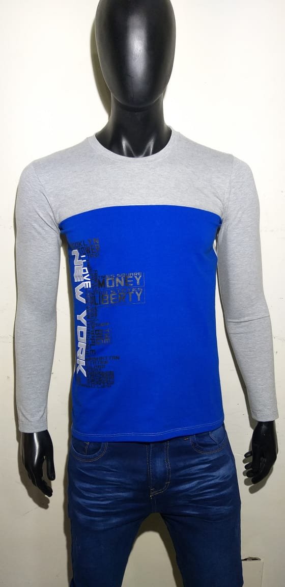 POLOS M/LARGA C/REDONDO CON ESTAMPADO NEW YORK